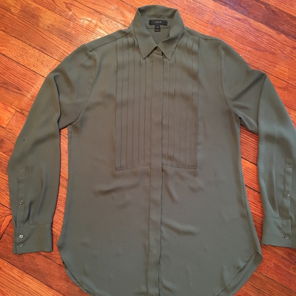 J. Crew Tuxedo Top